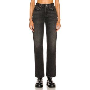 Re/Done NWT Black Jeans Five Pocket Button Fly High Waist Pants Re Done 30